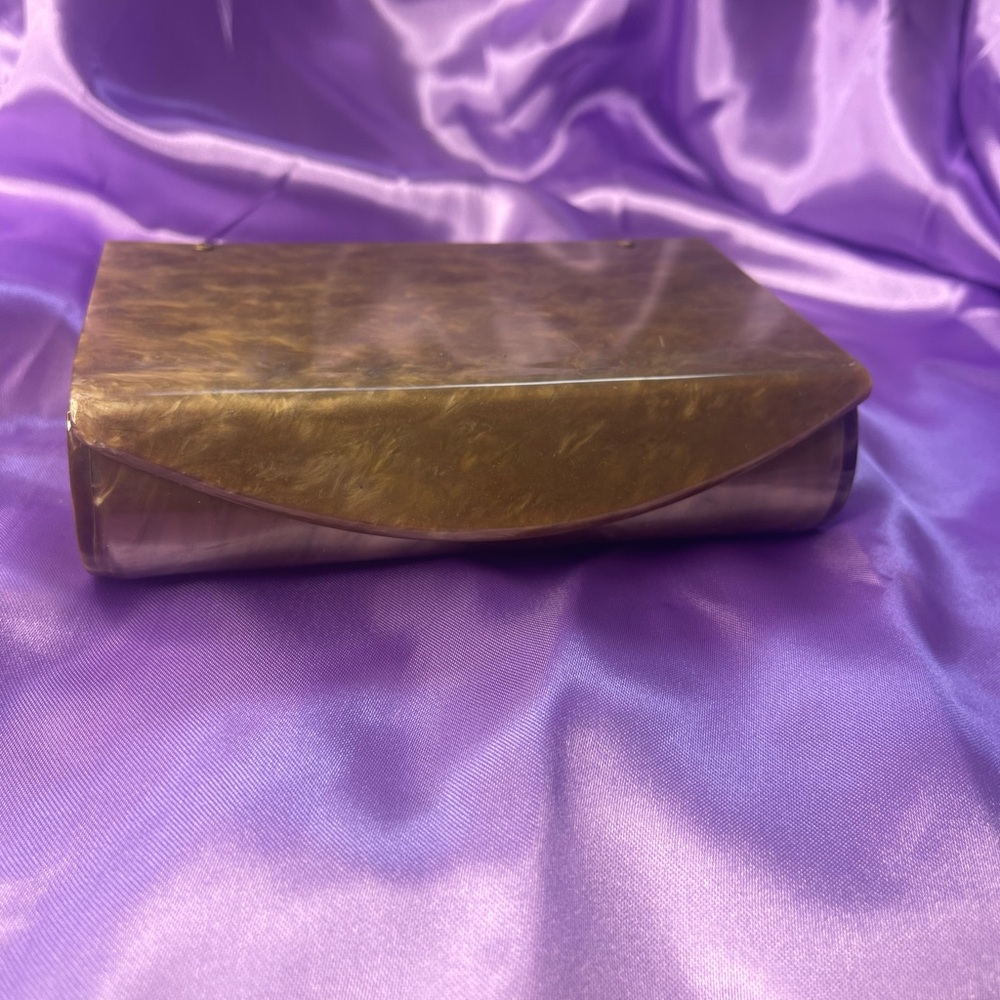 Vintage Lucite Clutch Box – Gilli Originals NY – 1950s Retro Beauty